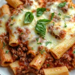 Baked Ziti with Ground Beef