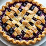 Blueberry Pie with Lattice Crust