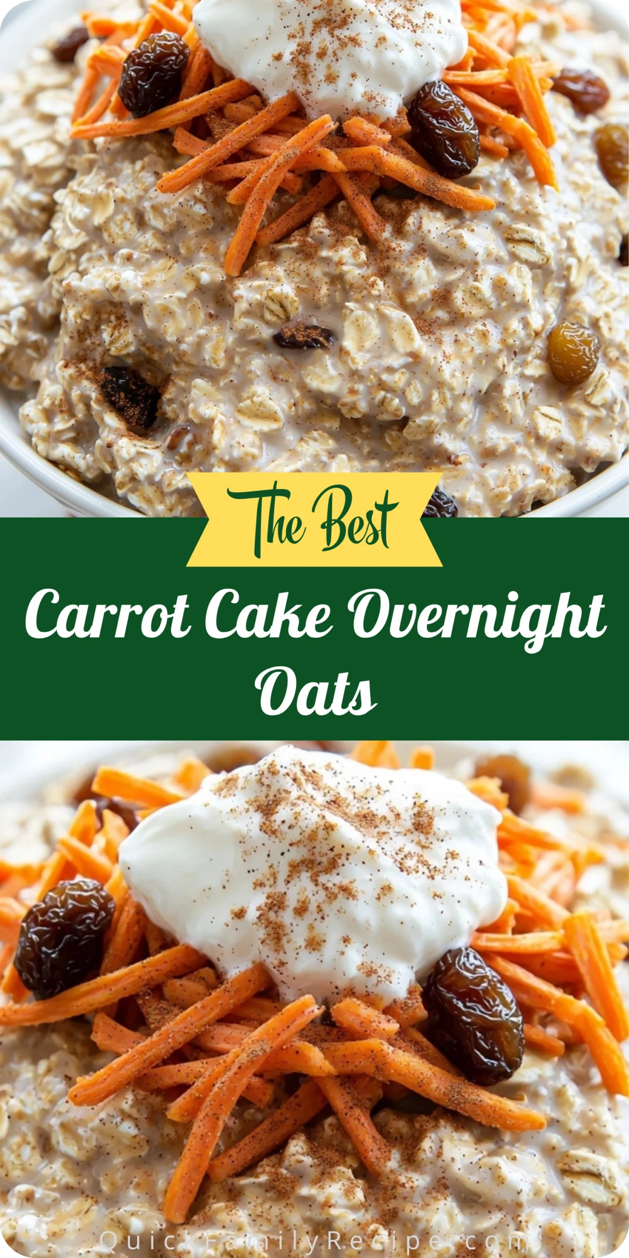 Carrot Cake Overnight Oats