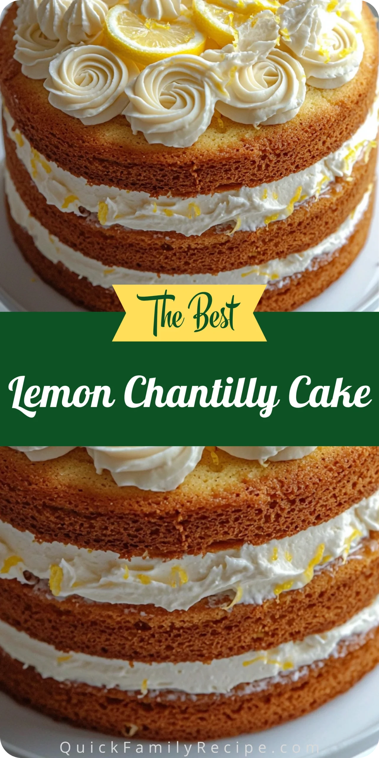 Lemon Chantilly Cake
