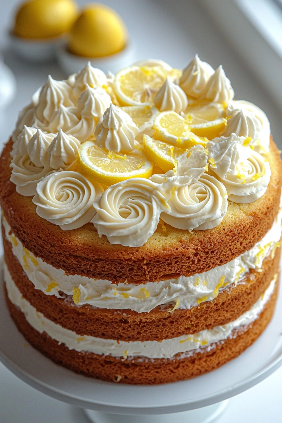 Lemon Chantilly Cake