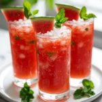 Refreshing Watermelon Mint Cooler