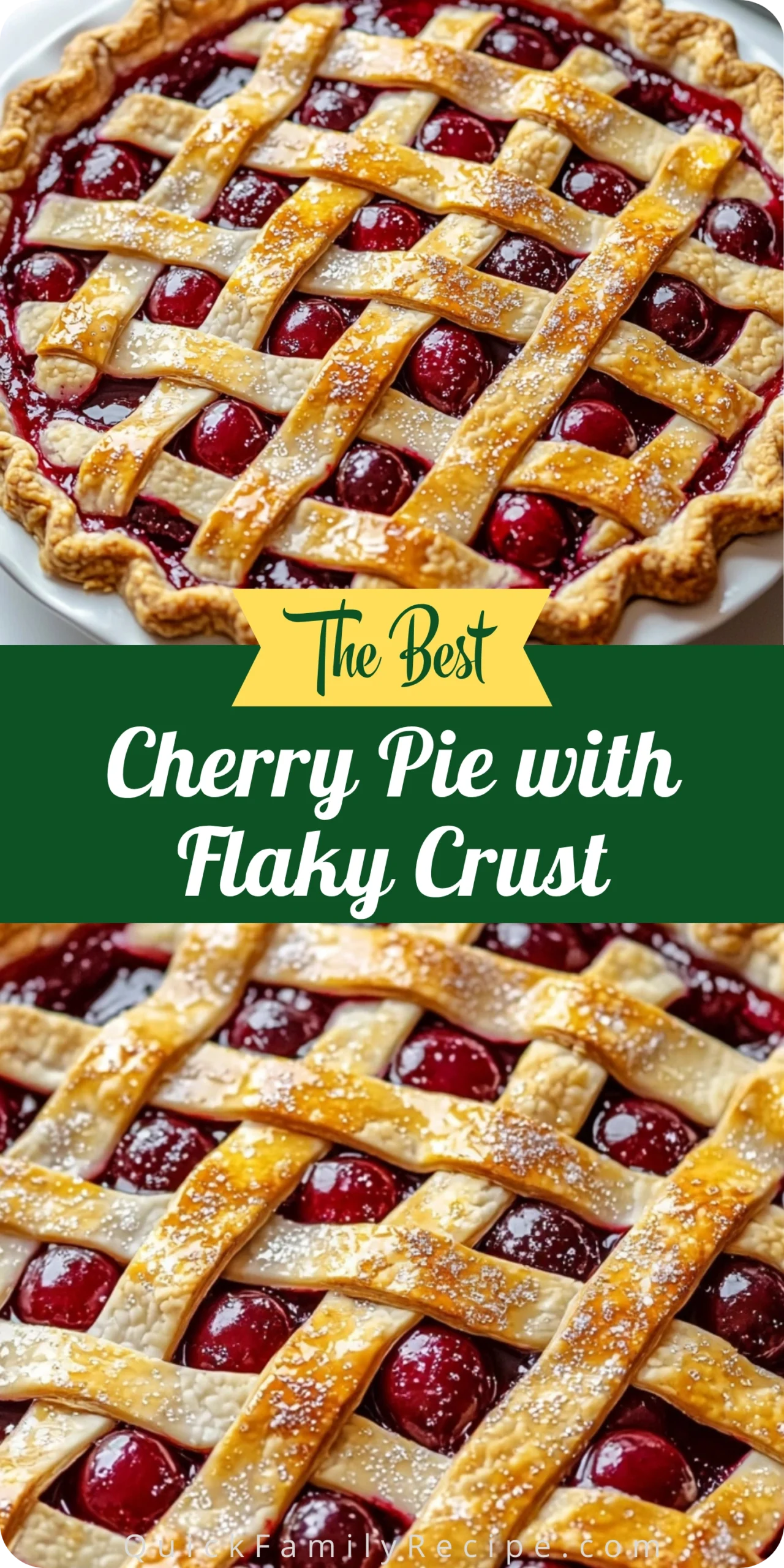 Cherry Pie with Flaky Crust