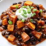 Easy Sweet Potato and Black Bean Chili