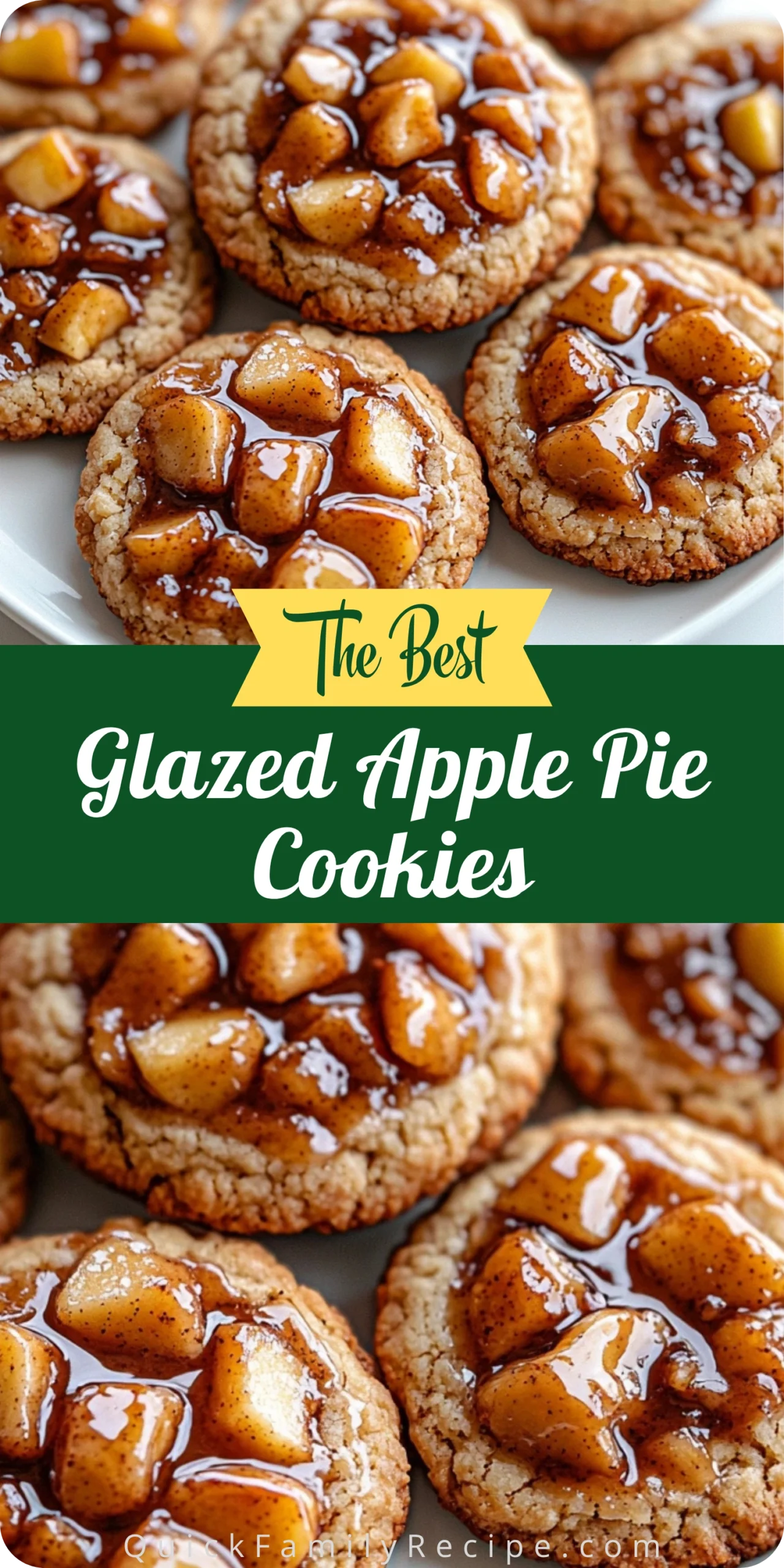 Glazed Apple Pie Cookies