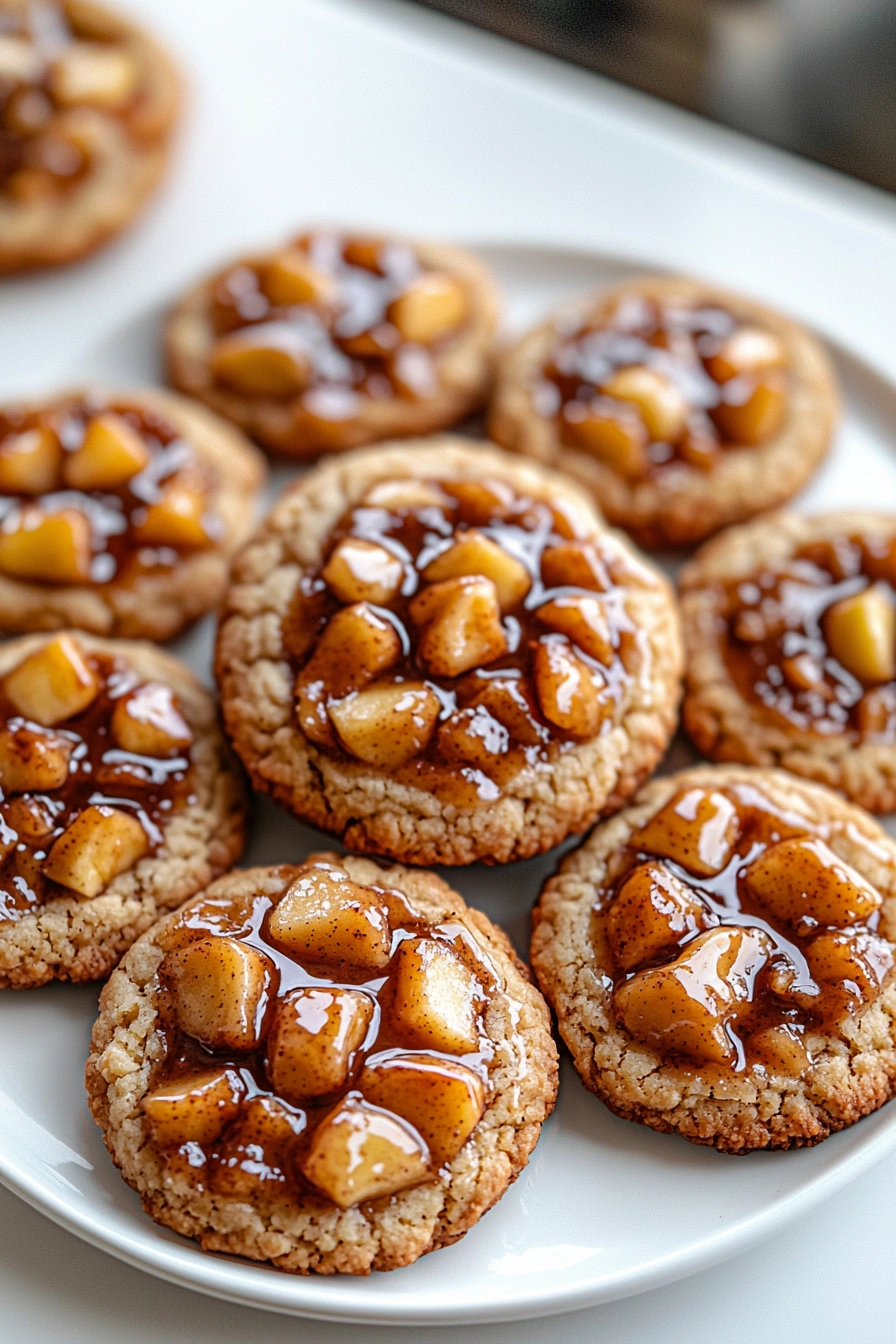Glazed Apple Pie Cookies