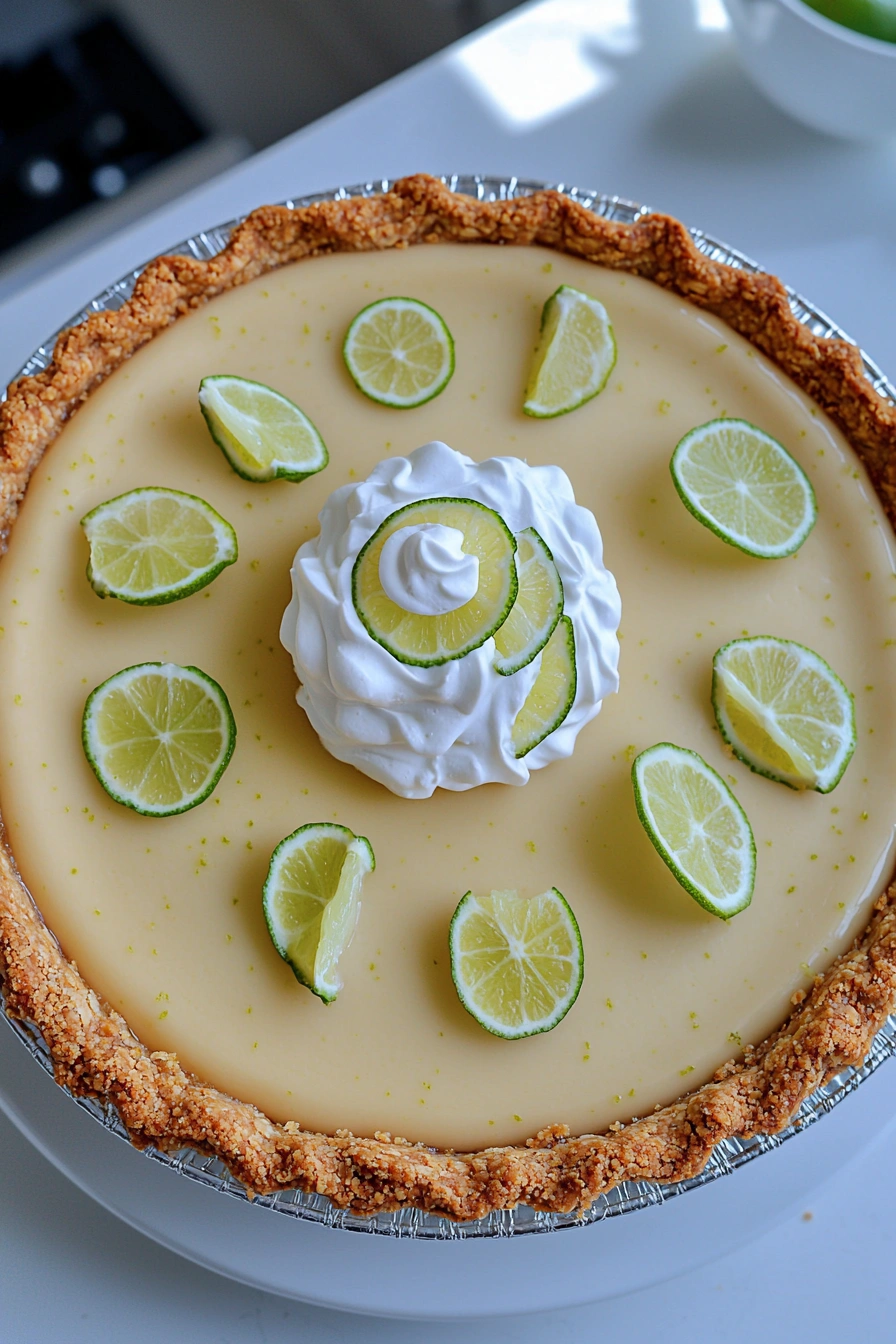 Key Lime Pie with Graham Cracker Crust