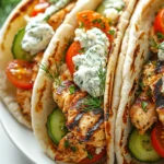 Mediterranean Chicken Gyros