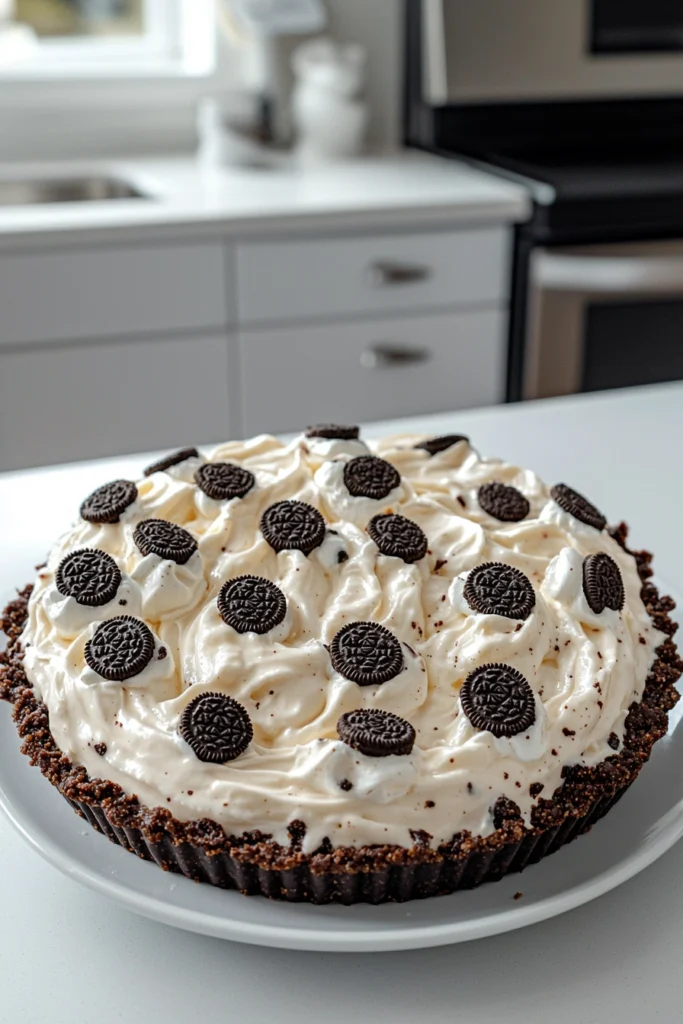 No-Bake Oreo Pie