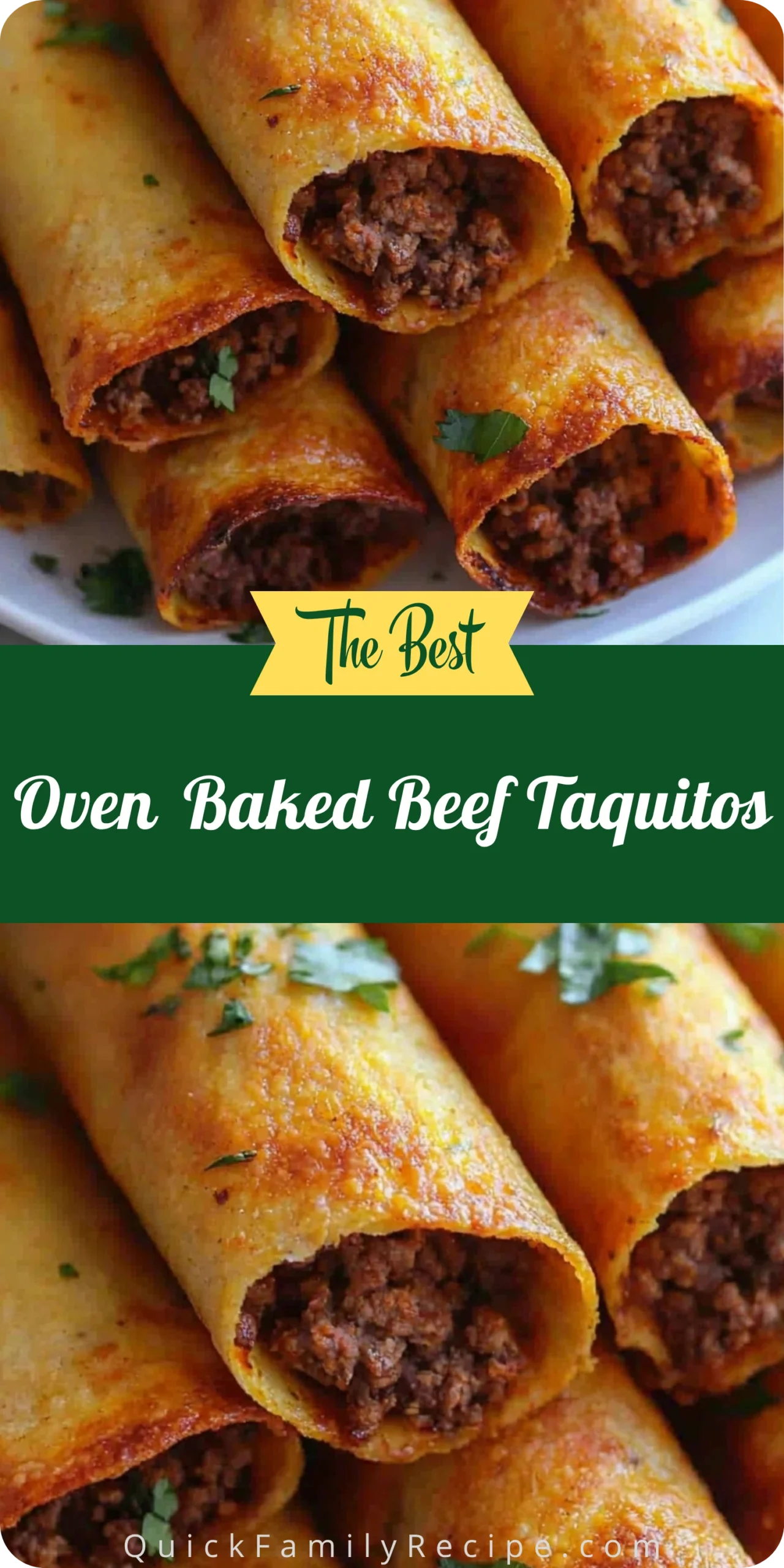 Oven-Baked Beef Taquitos