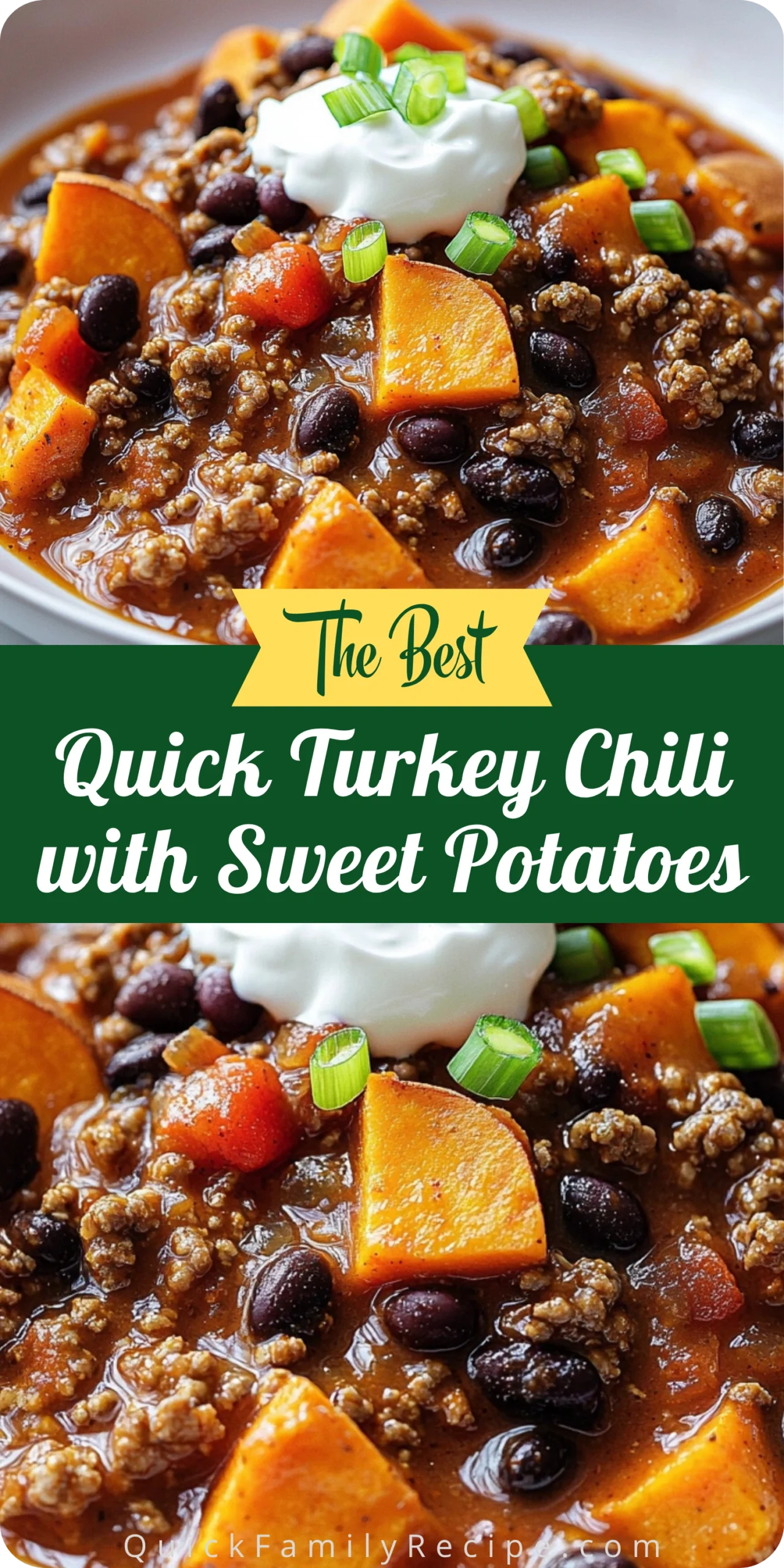 Quick Turkey Chili with Sweet Potatoes