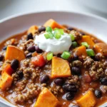 Quick Turkey Chili with Sweet Potatoes
