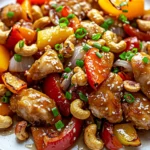 Sheet Pan Cashew Chicken