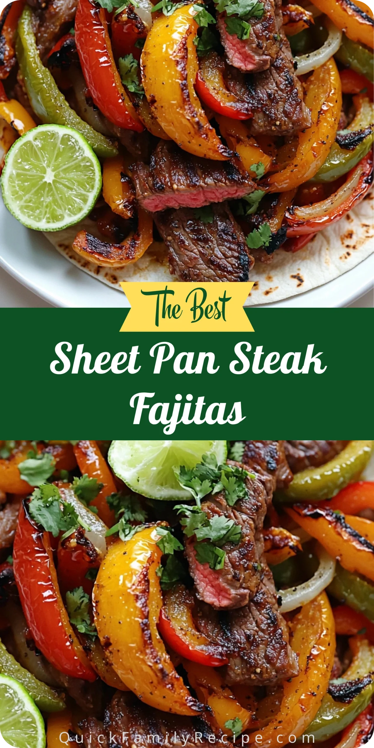 Sheet Pan Steak Fajitas