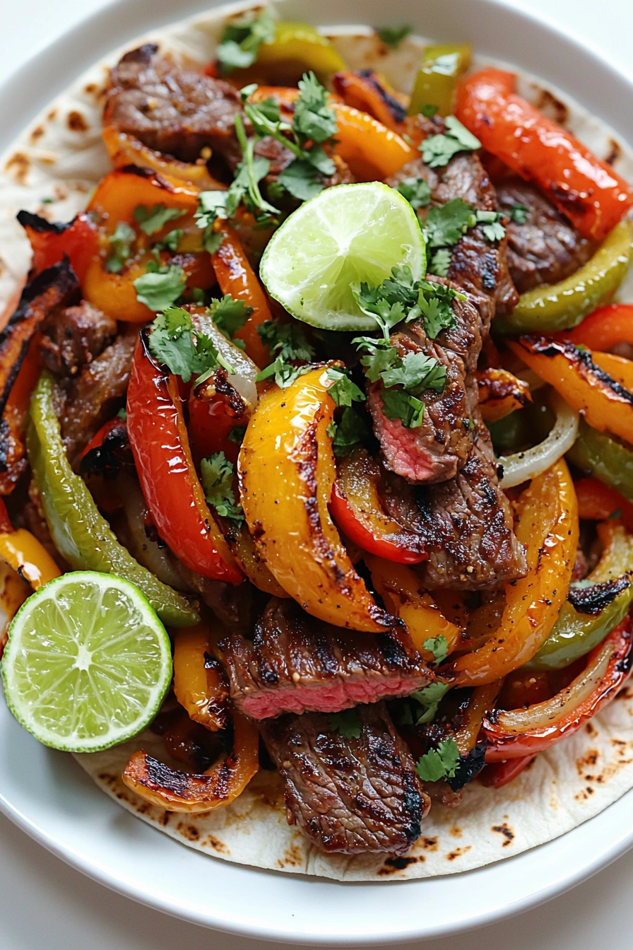 Sheet Pan Steak Fajitas