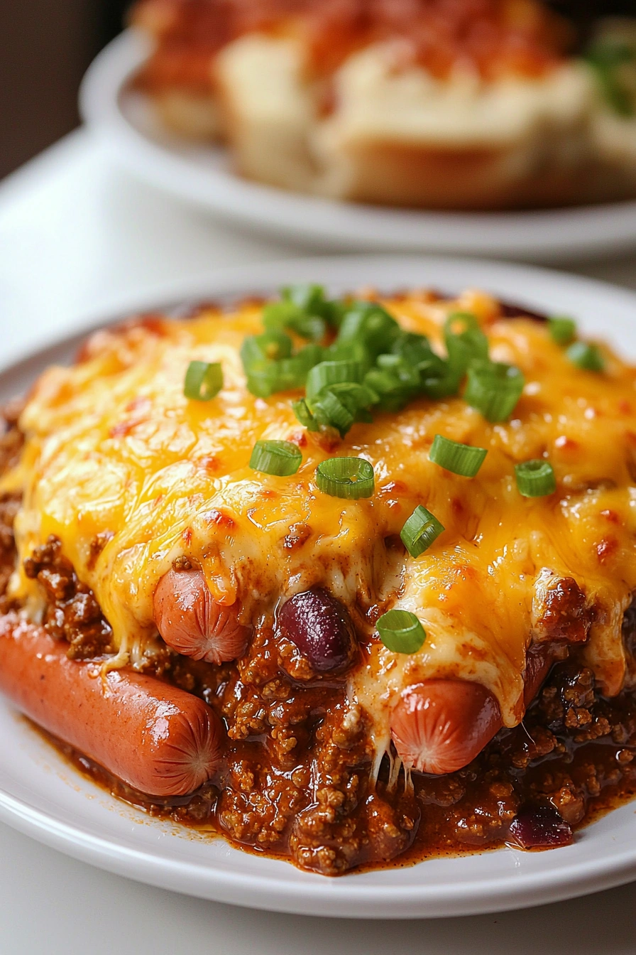 Simple Chili Cheese Dogs