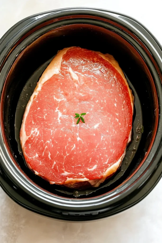 2 Ingredient Slow Cooker Pulled Gammon