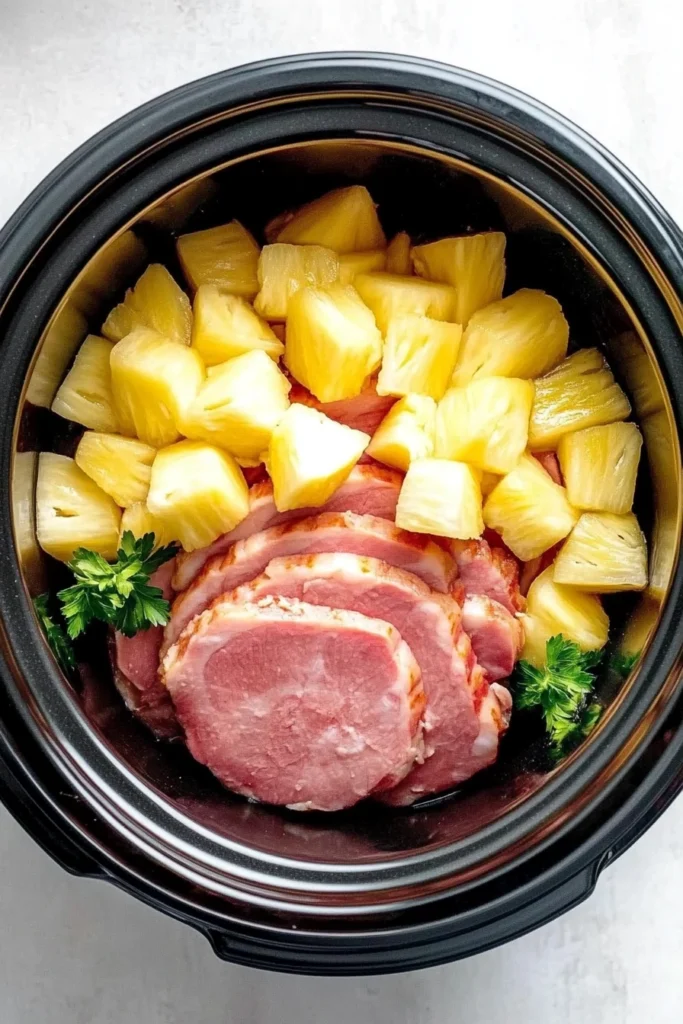 2 Ingredient Slow Cooker Pulled Gammon