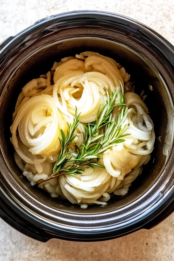 Slow Cooker Beef Brisket with Onion Gravy