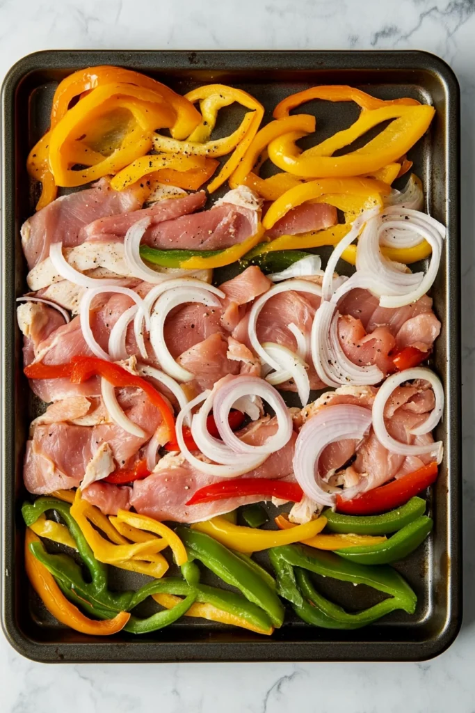 Sheet Pan Chicken Fajitas
