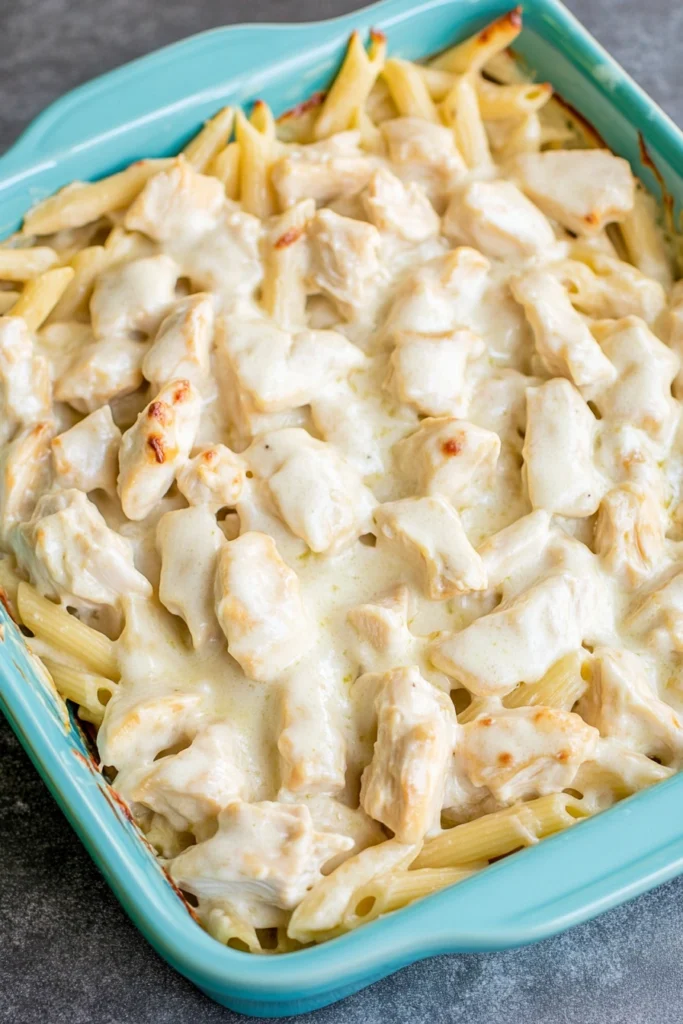 Chicken Alfredo Bake