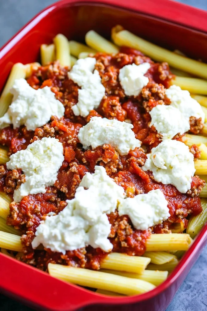 One-Pan Baked Ziti
