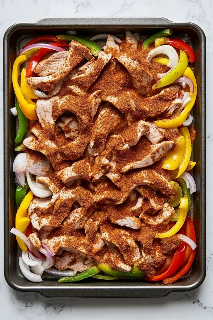 Sheet Pan Chicken Fajitas