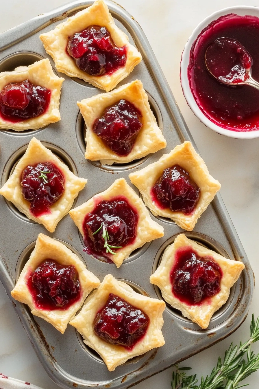 Cranberry Brie Bites