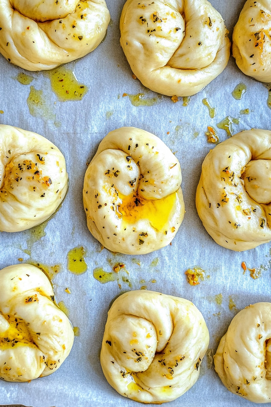 Garlic Parmesan Knots