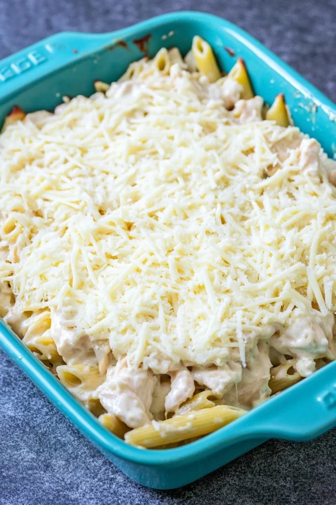 Chicken Alfredo Bake