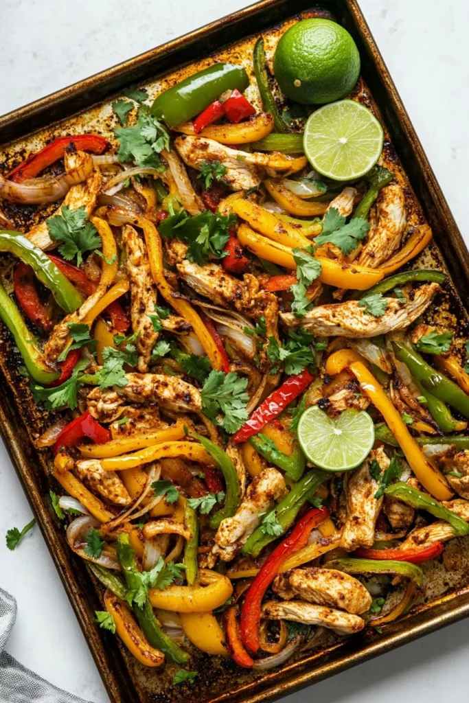 Sheet Pan Chicken Fajitas