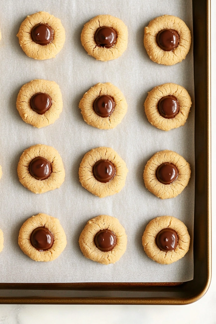 Peanut Butter Blossom Cookies