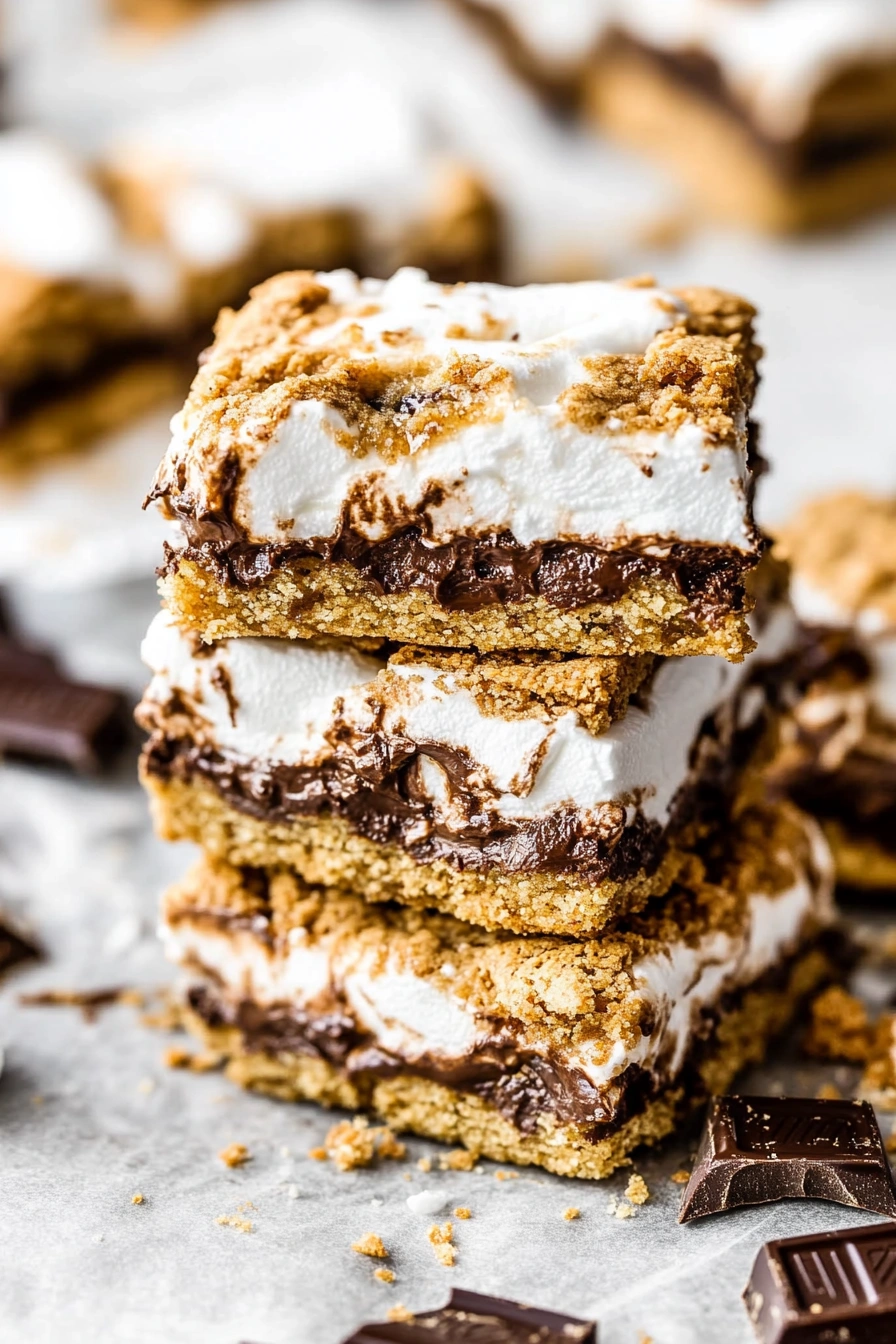 S’mores Cookie Bars