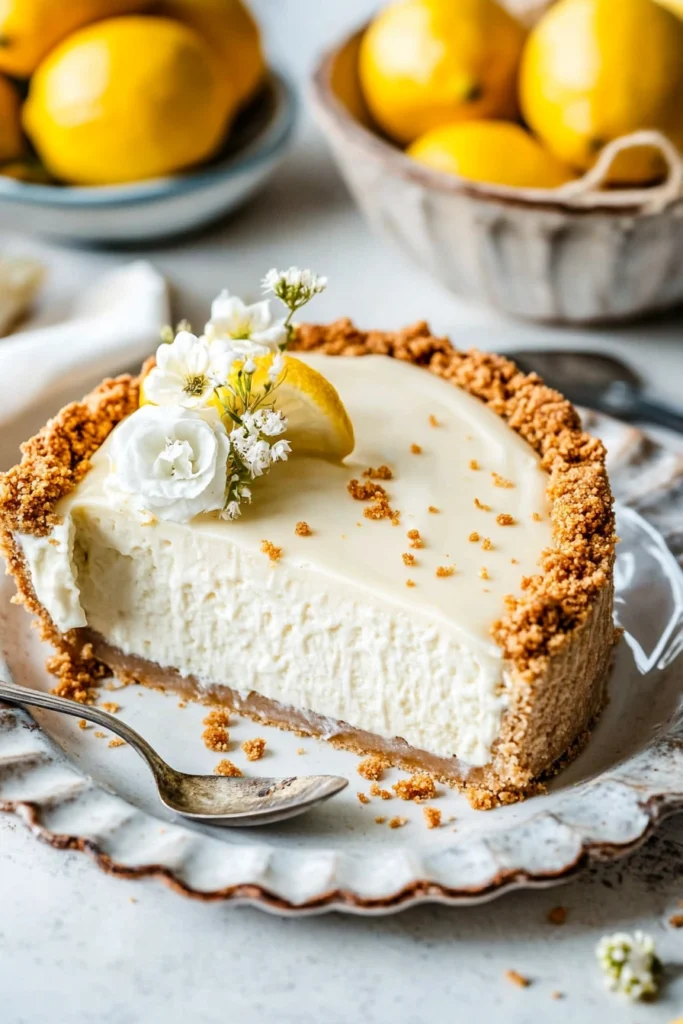 No-Bake Lemon Icebox Pie