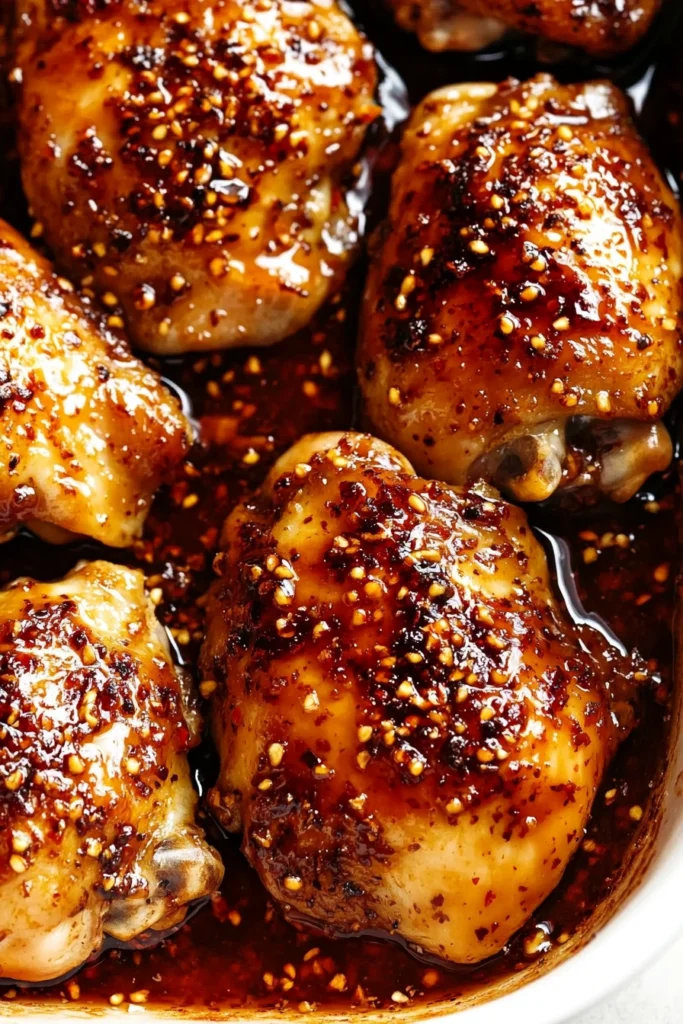 Honey Garlic Chicken Thighs