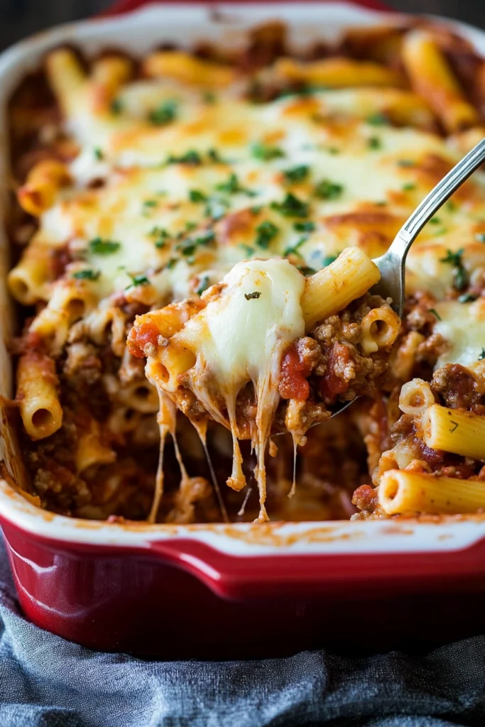 One-Pan Baked Ziti