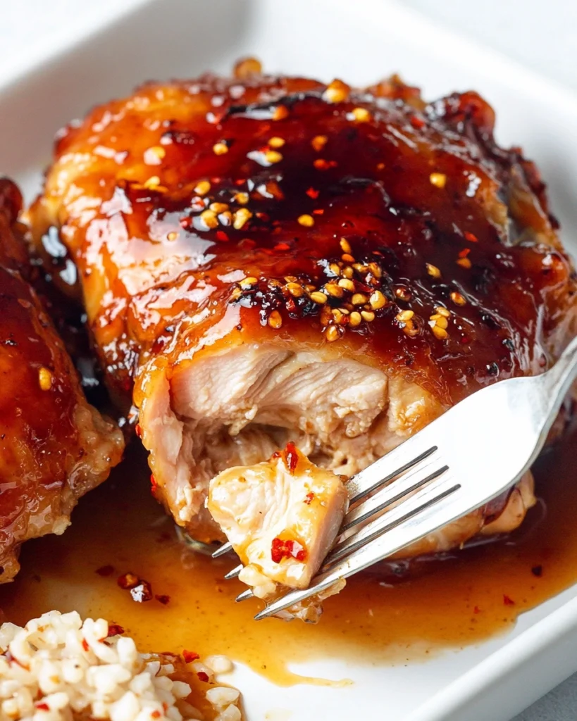 Honey Garlic Chicken Thighs
