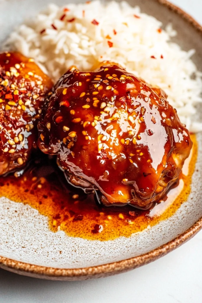 Honey Garlic Chicken Thighs