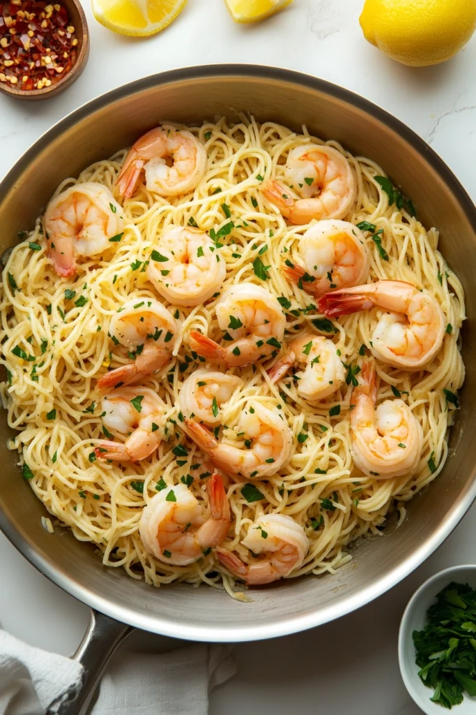 Shrimp Scampi Pasta