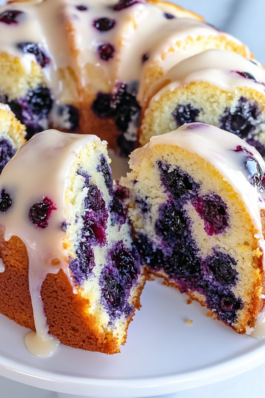 Lemon Blueberry Bundt Cake
