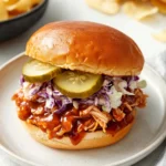 BBQ Pulled Chicken Sandwiches