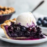Blueberry Pie with Lattice Crust