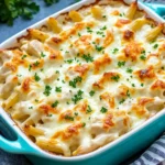 Chicken Alfredo Bake