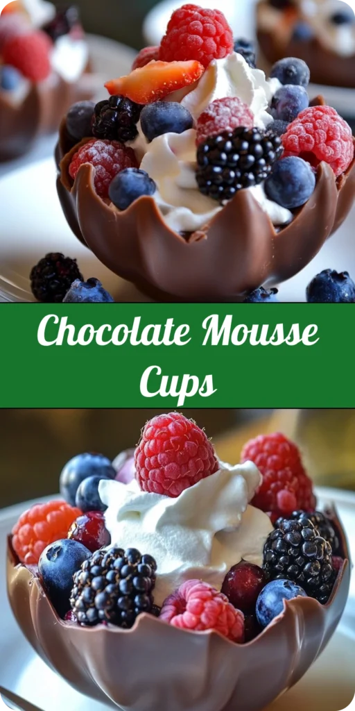 Chocolate Mousse Cups