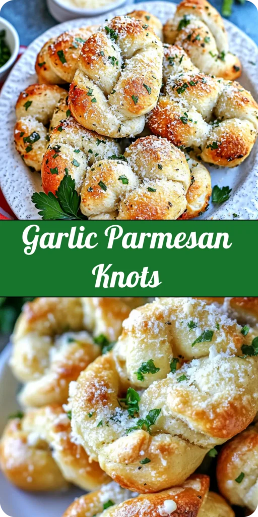 Garlic Parmesan Knots