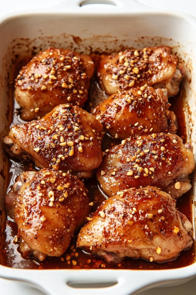 Honey Garlic Chicken Thighs