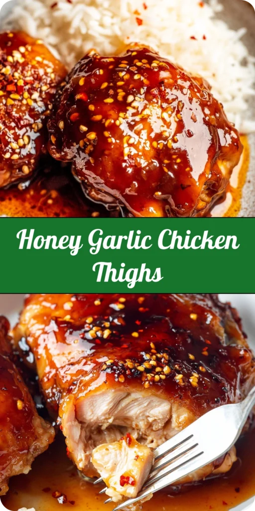 Honey Garlic Chicken Thighs