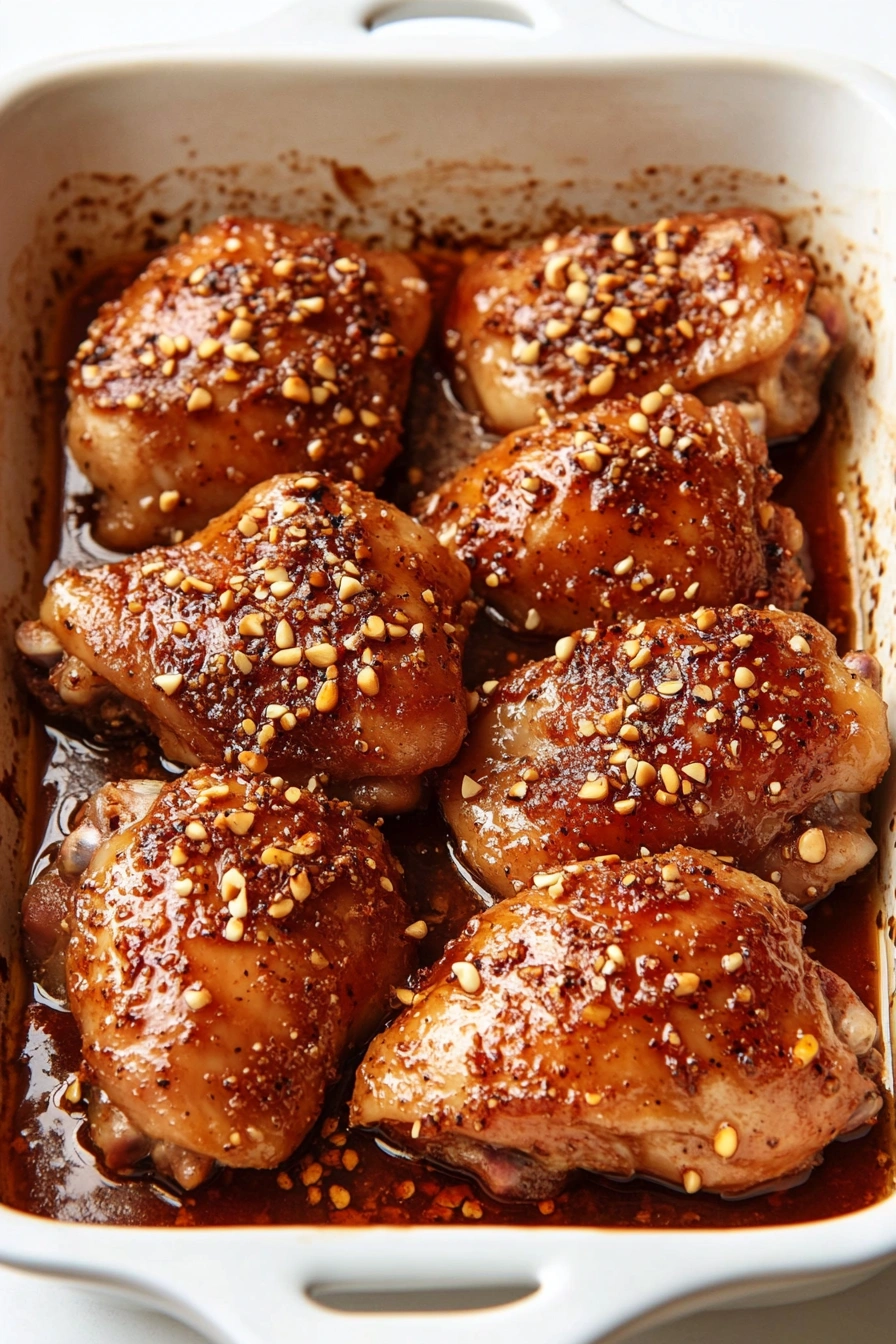 Honey Garlic Chicken Thighs