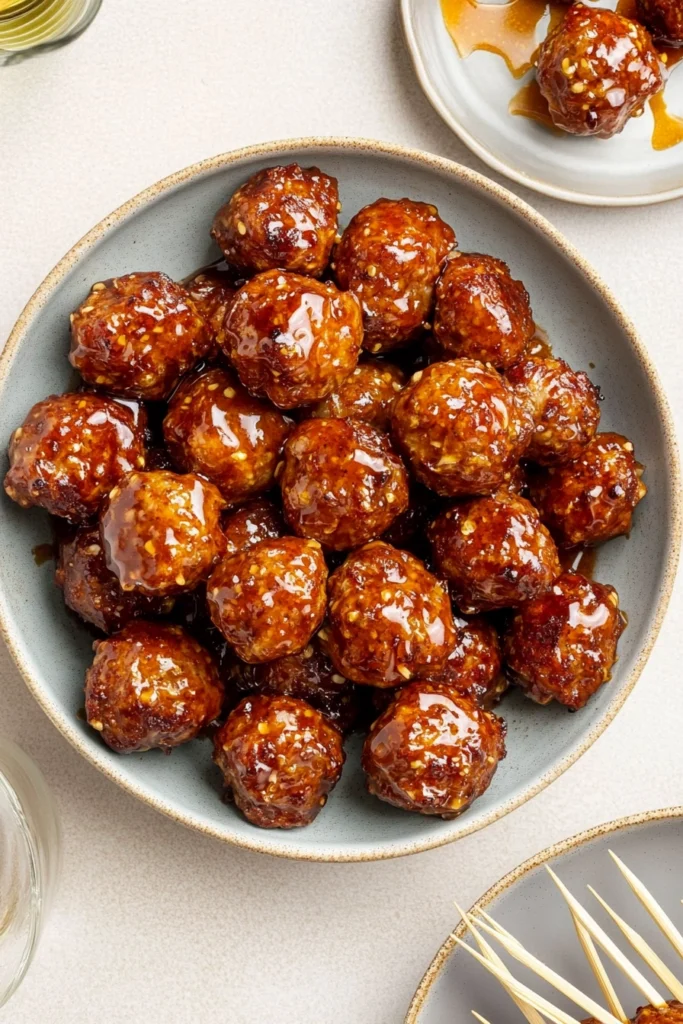 Honey Garlic Meatballs
