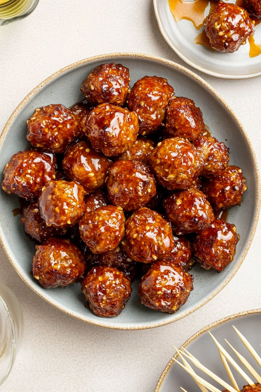Honey Garlic Meatballs